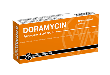 DORAMYCIN 3000000 IU 10 FILM KAPLI TABLET